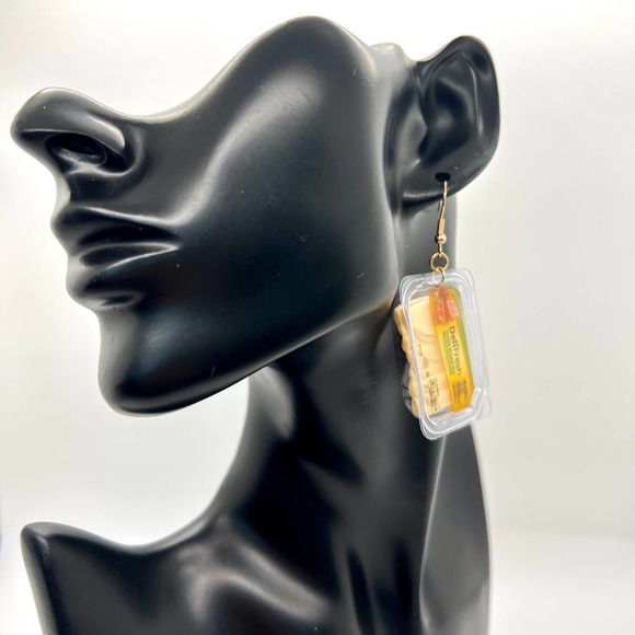 Sandwich Earrings - Oscar Meyer Deli Lunch Meat Mini Brands Earrings - Picture 6 of 6